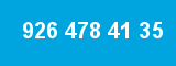 926 478 41 35 926 478 41 35